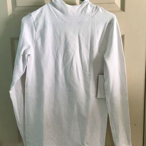 NWT Athleta white scuba hoodie